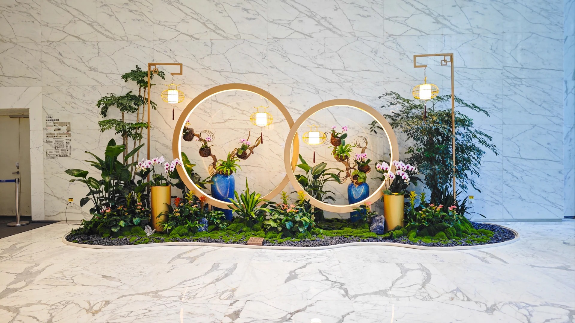 专业花木出租,宁波北仑打造别样景观